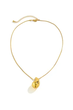 MICAS Necklaces|Accessories-Teardrop Pendant Necklace GOLD