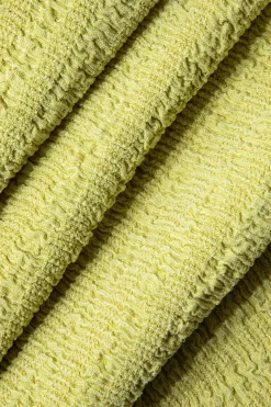 MICAS Maxi Dresses-Textured Ruched Cut Out Strapless Slit Maxi Dress