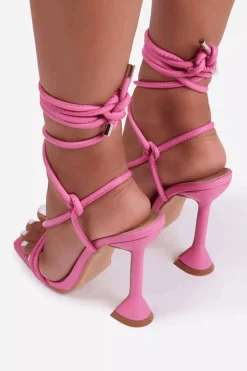 MICAS Shoes|Shoes-Tie Ankle High Heeled Sandals