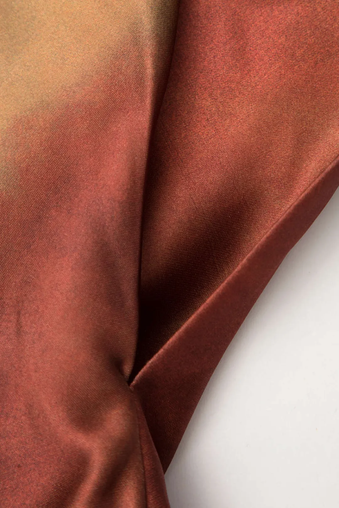 MICAS Maxi Dresses-Tie Dye Asymmetric Cowl Neck Satin Maxi Dress MULTICOLOR