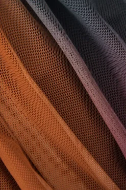 MICAS Mini Dresses-Tie Dye Mesh Ruched Strapless Mini Dress MULTICOLOR