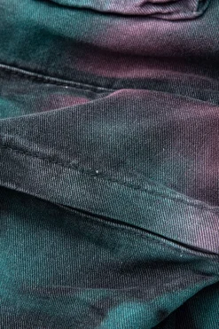 MICAS Cargo Pants|Jeans-Tie Dye Multi Pocket Straight Leg Cargo Jeans MULTICOLOR