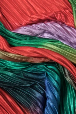 MICAS Pant Sets|Vacation Sets-Tie Dye Plisse Halter Top And Pants Set MULTICOLOR