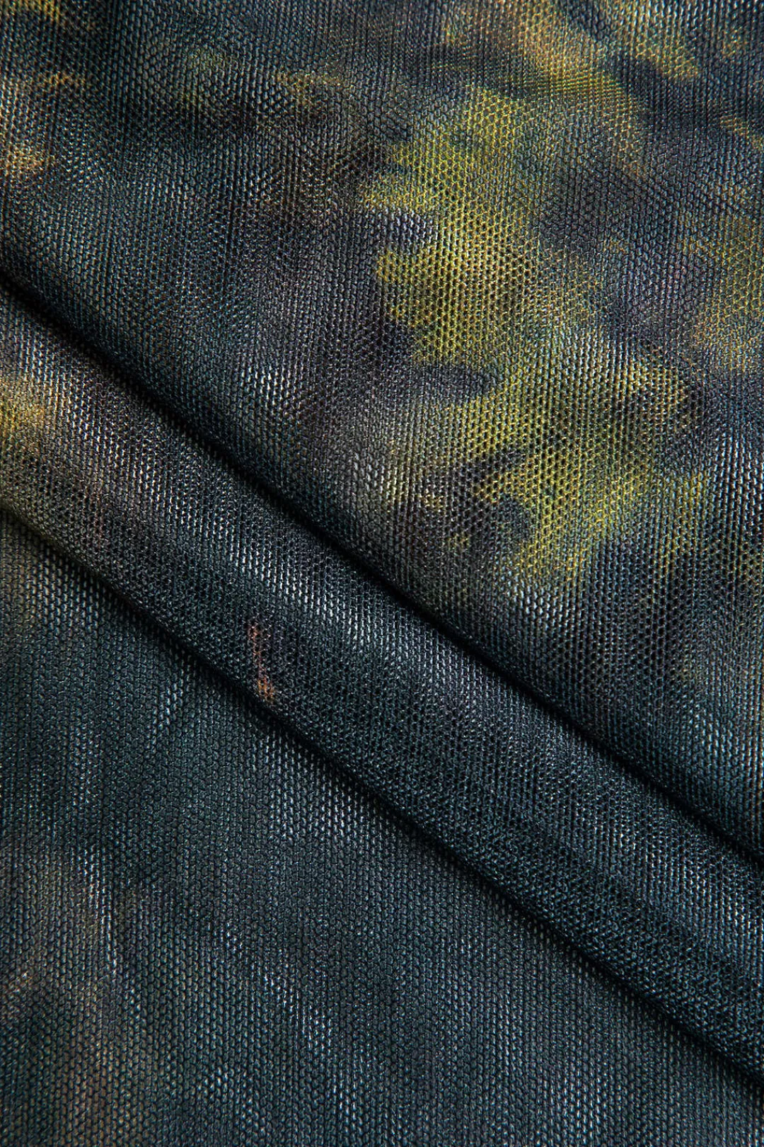 MICAS Long Sleeve Tops|Long Sleeves Tops-Tie Dye Print Mesh Long Sleeve Top MULTICOLOR