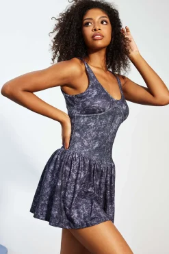 MICAS Mini Dresses-Tie Dye Print Tank Mini Dress