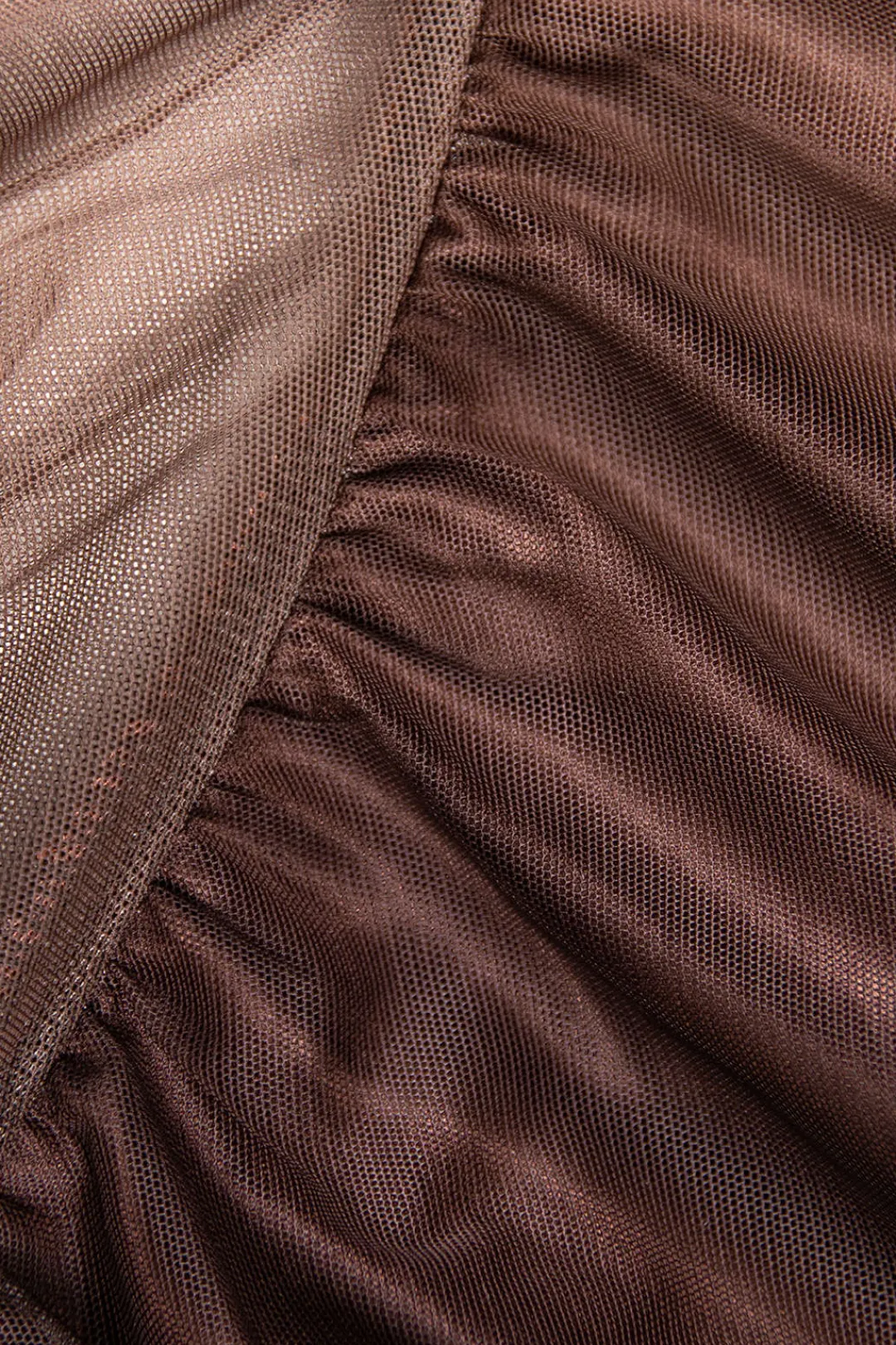 MICAS Long Sleeve Dresses|Maxi Dresses-Tie Dye Ruched Mesh Long Sleeve Maxi Dress MULTICOLOR