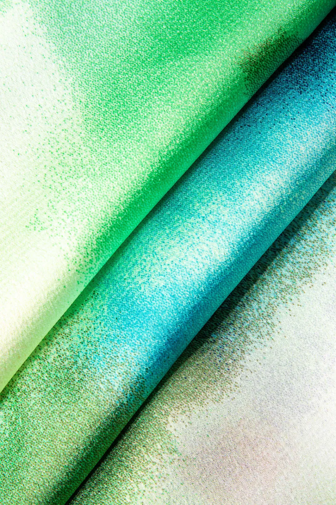 MICAS Skirts-Tie Dye Twist Split Midi Skirt Contrast Color