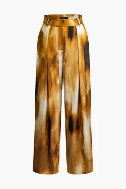 MICAS Pants-Tie Dye Wide Leg Pants MULTICOLOR