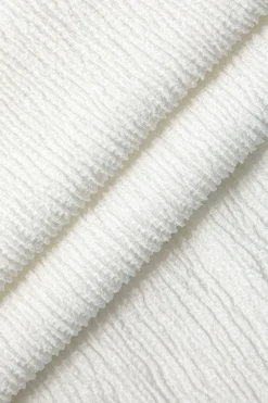 MICAS Pant Sets-Tie Waist V-Neck Pants Set WHITE