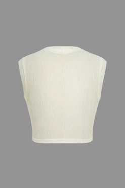 MICAS Tank Tops & Cami-Twist Knot V-Neck Tank Top