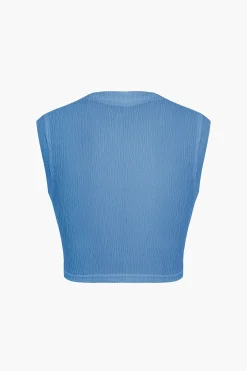 MICAS Tank Tops & Cami-Twist Knot V-Neck Tank Top