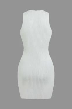 MICAS Mini Dresses-Twist Sleeveless Tank Mini Dress