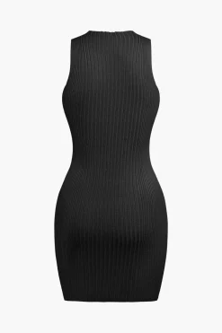 MICAS Mini Dresses-Twist Sleeveless Tank Mini Dress