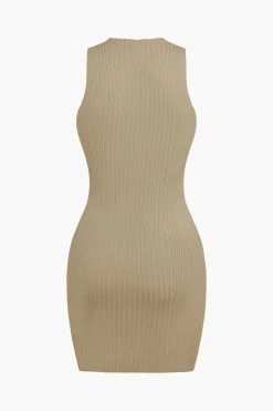 MICAS Mini Dresses-Twist Sleeveless Tank Mini Dress