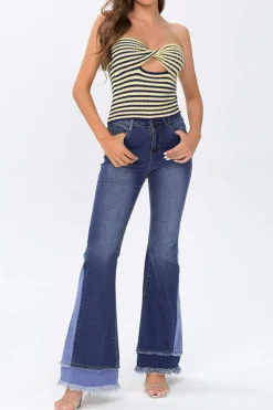 MICAS Tube Tops-Twisted Front Knitted Top