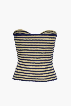 MICAS Tube Tops-Twisted Front Knitted Top