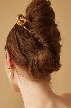 MICAS Accessories-U Shape Metal Hair Accessory PURE GOLD
