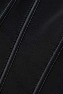 MICAS Tube Tops|Corset & Bustier Tops-V-Hem Tie Back Corset Corset Top