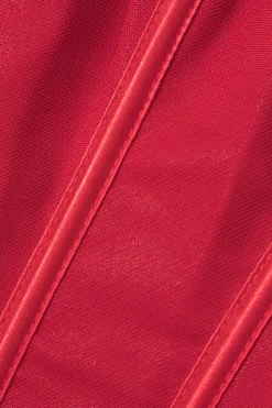 MICAS Tube Tops|Corset & Bustier Tops-V-Hem Tie Back Corset Corset Top