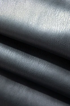 MICAS Maxi Dresses-V-neck Faux Leather Cut Out Drawstring Midi Dress BLACK