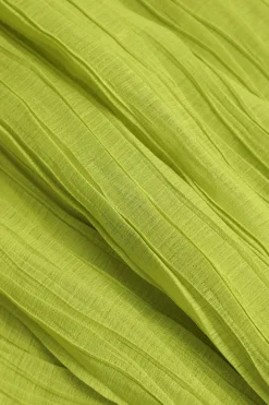 MICAS Long Sleeve Dresses|Mini Dresses-V-Neck Ruffle Detail Mini Dress SAGE