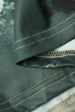 MICAS Skirts-Watercolor Print Midi Skirt MULTICOLOR