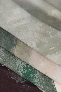 MICAS Skirts-Watercolor Print Midi Skirt MULTICOLOR