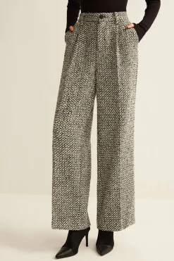 MICAS Pants-Wide Leg Trousers GRAY
