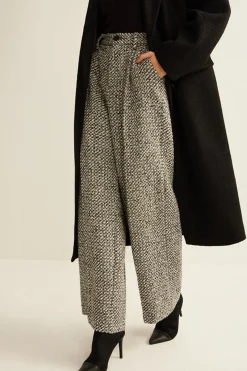 MICAS Pants-Wide Leg Trousers GRAY