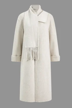 MICAS Outerwear|Outerwear-Wool Coat IVORY