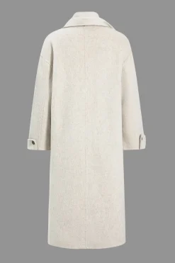 MICAS Outerwear|Outerwear-Wool Coat IVORY