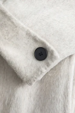 MICAS Outerwear|Outerwear-Wool Coat IVORY