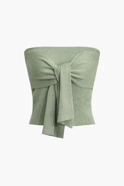 MICAS Tube Tops-Wrap Knot Tube Top