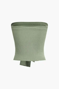 MICAS Tube Tops-Wrap Knot Tube Top