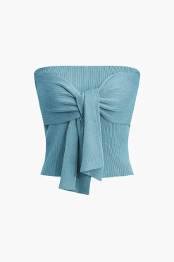 MICAS Tube Tops-Wrap Knot Tube Top
