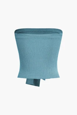 MICAS Tube Tops-Wrap Knot Tube Top