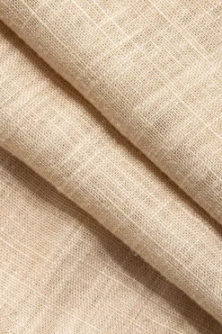 MICAS Pants-Wrap Tie Linen Pants KHAKI