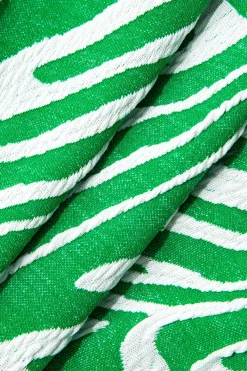 MICAS T-Shirts-Zebra Print V-neck Sleeveless T-shirt Contrast Color