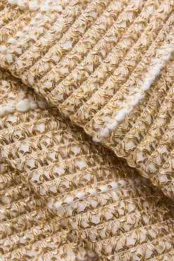 MICAS Tank Tops & Cami-Zip Back Crop Bandage Tank Top CHAMPAGNE