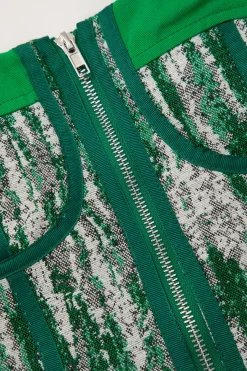 MICAS Tube Tops|Corset & Bustier Tops-Zip Front Strapless Corset Top