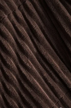 MICAS Outerwear|Outerwear-Zipper Corduroy Puffer BROWN