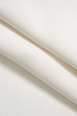 MICAS Pants-Zipper Detail High Waist Trousers IVORY