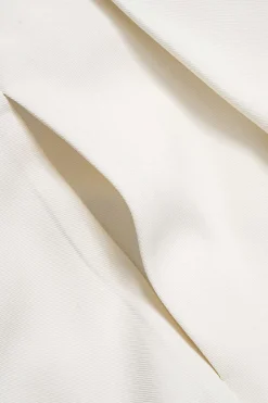 MICAS Pants-Zipper Detail High Waist Trousers IVORY