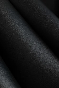 MICAS Outerwear|Outerwear-Zipper Double-Sided Long Sleeve Round Neck Coat BLACK